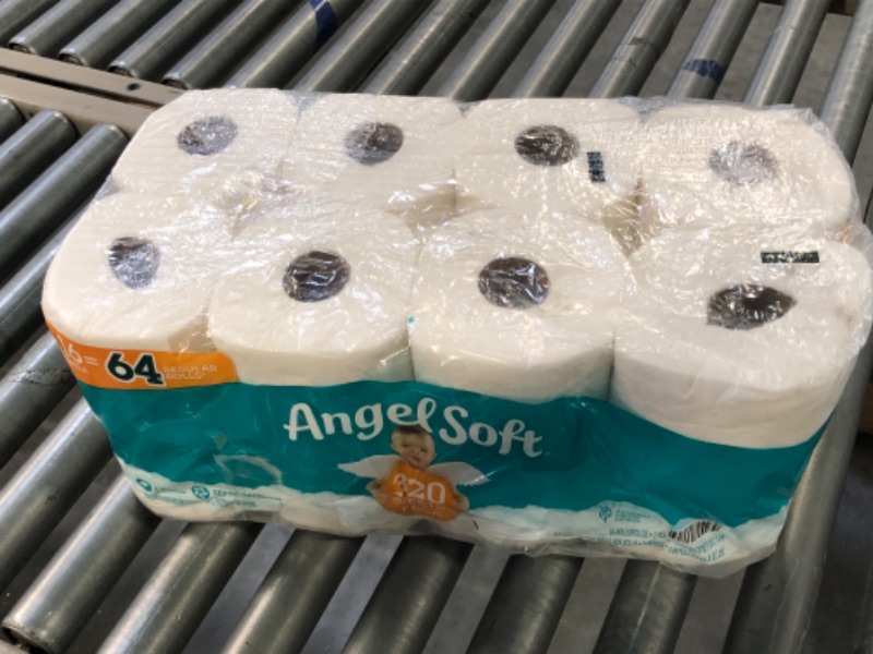 Photo 2 of Angel Soft® Toilet Paper, 16 Mega Rolls = 64 Regular Rolls, 2-Ply Bath Tissue