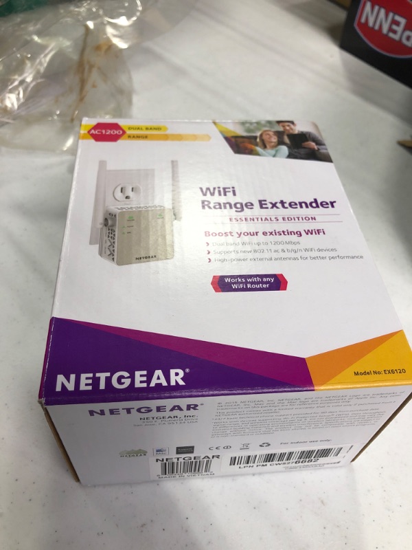 Photo 2 of NETGEAR Wi-Fi Range Extender EX6120 - Coverage Up to 1500 Sq Ft and 25 Devices with AC1200 Dual Band Wireless Signal Booster & Repeater (Up to 1200Mbps Speed), and Compact Wall Plug Design WiFi Extender AC1200