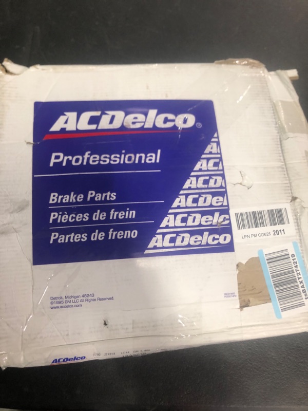 Photo 3 of ACDelco Gold 18A2719 Black Hat Front Disc Brake Rotor