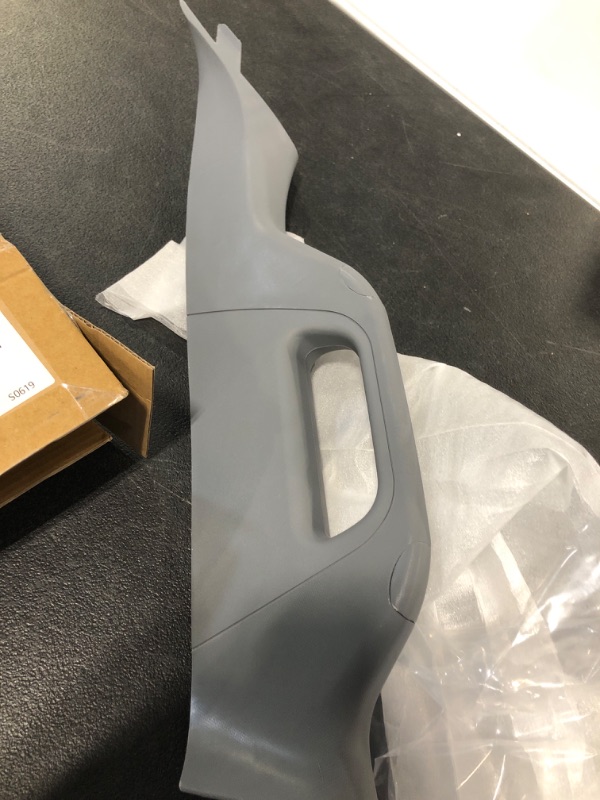 Photo 1 of A Pillar Grab Handle Interior Trim Compatible with 2011-2016 Ford F-250 F-350 F-450 F-550 Super Duty Replacement for BC3Z-2503599-AC - Gray Left Driver Side Left Gray