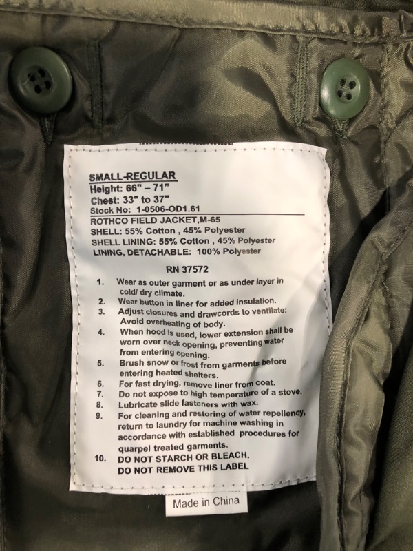 Photo 4 of Rothco M-65 Field Jacket Winter Jacket
