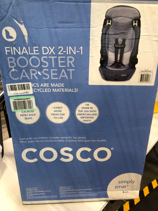 Photo 2 of Cosco Finale DX 2-in-1 Booster Car Seat, Extended Use: Forward-Facing, Belt-Positioning Booster in Organic Waves