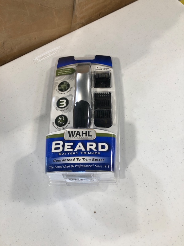 Photo 2 of Wahl Cord/Cordless Rechargeable Beard Trimmer, Model #9918-1601