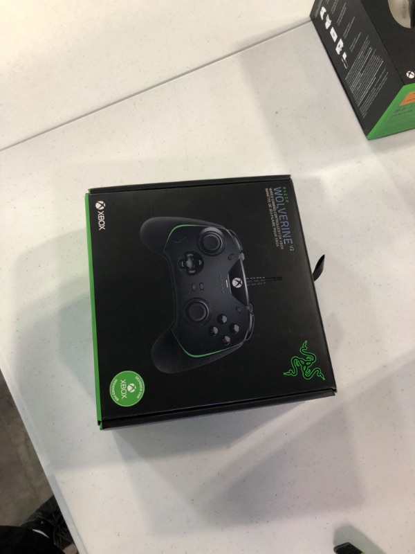 Photo 2 of Razer Wolverine V2 Wired Gaming Controller for Xbox Series X|S, Xbox One, PC: Remappable Front-Facing Buttons - Mecha-Tactile Action Buttons and D-Pad - Trigger Stop-Switches - Black Black Controller Wolverine V2