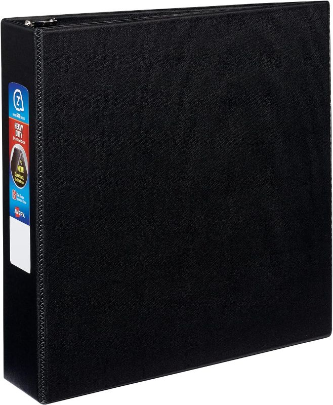 Photo 1 of 4 Pack Avery Heavy-Duty Binder with 2-Inch One Touch EZD Ring, Black (79982)
