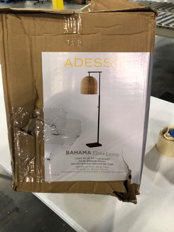 Photo 1 of Adesso Bahama Floor Lamp