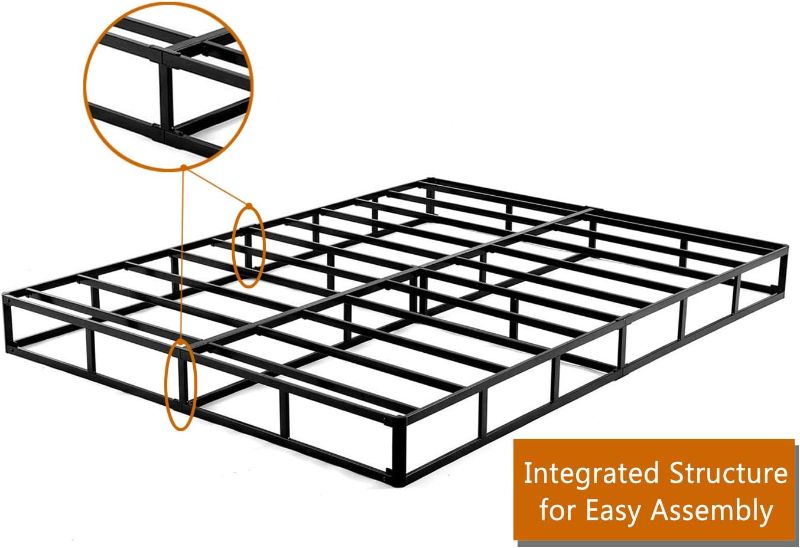 Photo 1 of , 9 inch Metal Twin-Size Box-Spring Only, Heavy Duty Box Spring Twin , Easy Assembly, Non Slip, Noise Free Twin 9.0 Inches