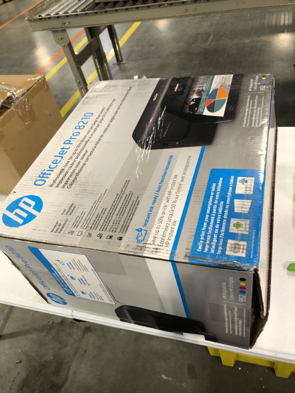 Photo 3 of HP OfficeJet Pro 8210 Wireless Color Printer, HP Instant Ink or Amazon Dash replenishment ready (D9L64A)