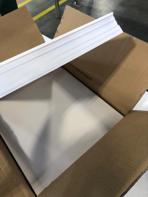 Photo 1 of 20 Pack White Foam Board Bulk, 16 x 20 Inch Large Foam Core Boards High Density Polystyrene Foam Poster Board Blank Foam Signboard for Kids School Office Presentations Art Display Handicraft