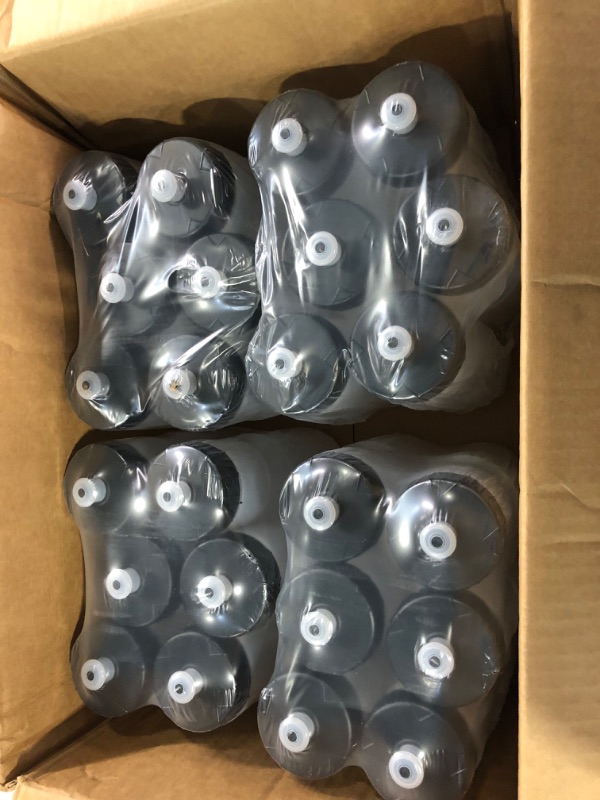 Photo 1 of 50 Strong Sports Squeeze Water Bottle Bulk Pack - 24 Bottles - 22 oz. BPA Free Easy Open Push/Pull Cap - Made in USA (Clear)