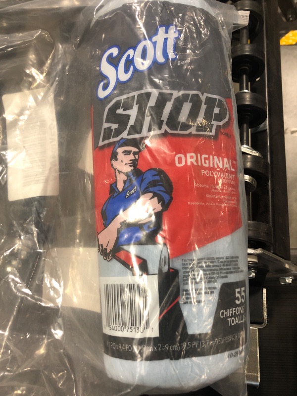 Photo 2 of Scott Shop Towels Pack of 1 blue