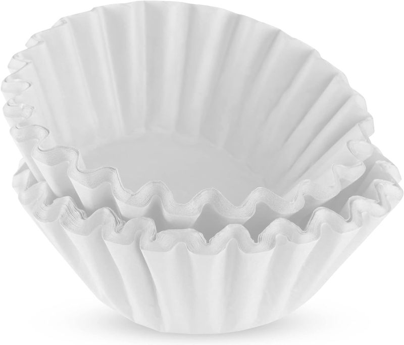 Photo 1 of 12 Cup Commercial Basket Coffee Filters (White, 100)