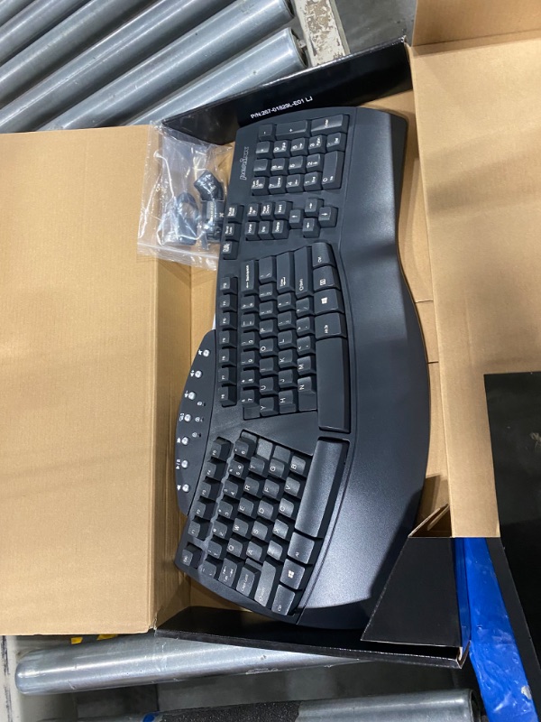 Photo 3 of Wireless Ergonomic Keyboard with Gel Wrist Rest Bundle