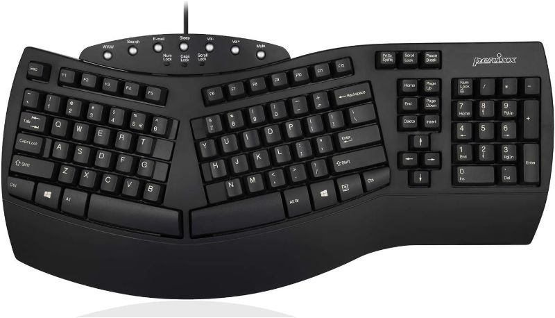 Photo 1 of Wireless Ergonomic Keyboard with Gel Wrist Rest Bundle