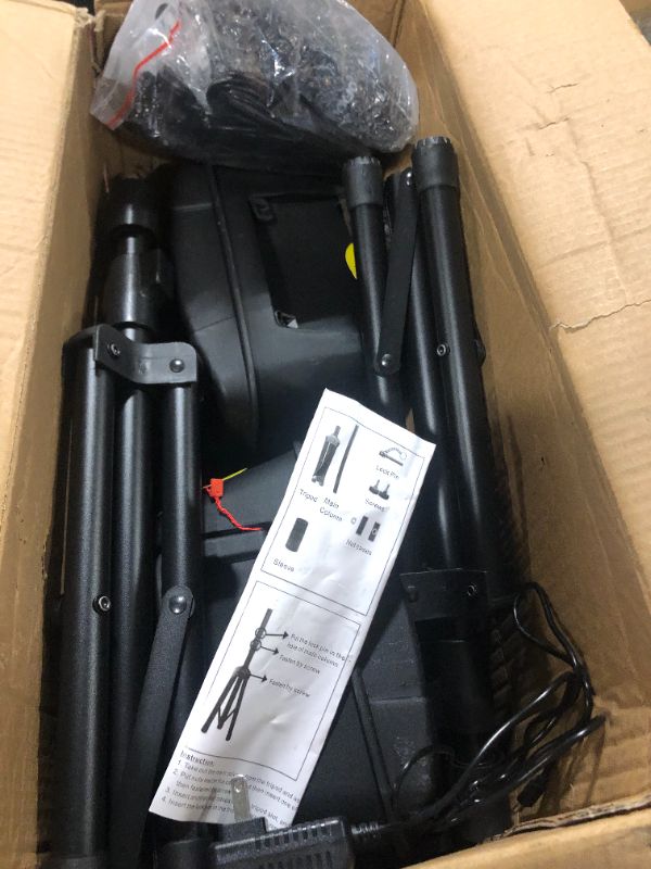 Photo 1 of PBX-800TWS 8-Inch Bluetooth Stereo PA System Comes with 2X 8 Speakers and 2X Stands, 2X Microphones, and a Remote Control