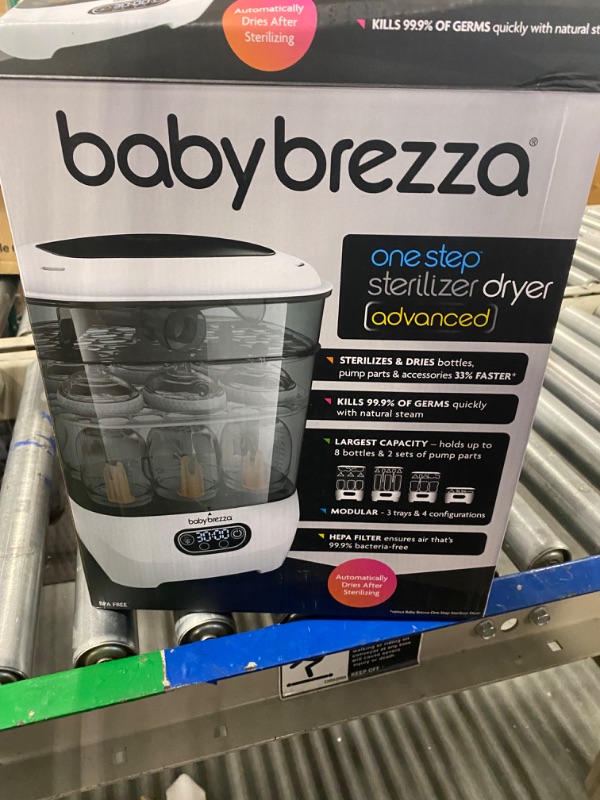 Photo 1 of Baby Brezza Baby Bottle Sterilizer and Dryer Advanced – Electric Steam Sterilization Machine – Universal Sterilizing for All Bottles: Plastic + Glass + Pacifiers + Breast Pump Parts - HEPA Filtration