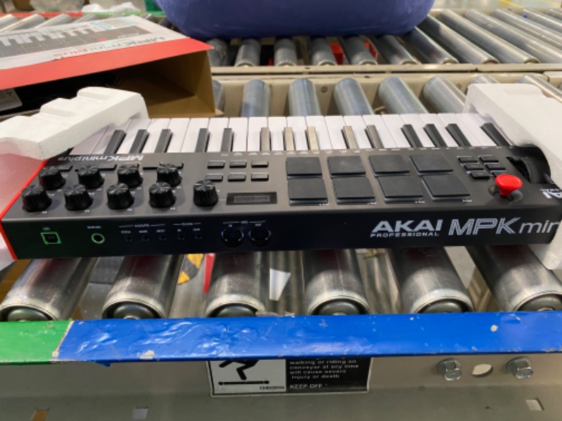 Photo 6 of Akai Professional MPK Mini Plus - USB MIDI Keyboard Controller with 37 Mini Keys, 8 MPC Pads, Sequencer, MIDI/CV/Gate I/O, Music Production Software
