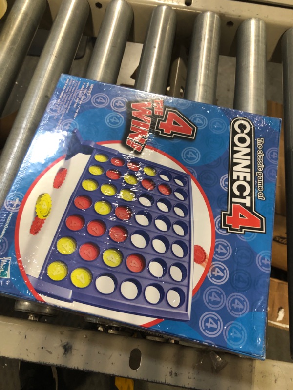 Photo 2 of Connect 4 Classic Grid Board Game, 4 in a Row Game, Strategy Board Games for Kids, 2 Player Board Games for Family and Kids, Ages 6 and Up