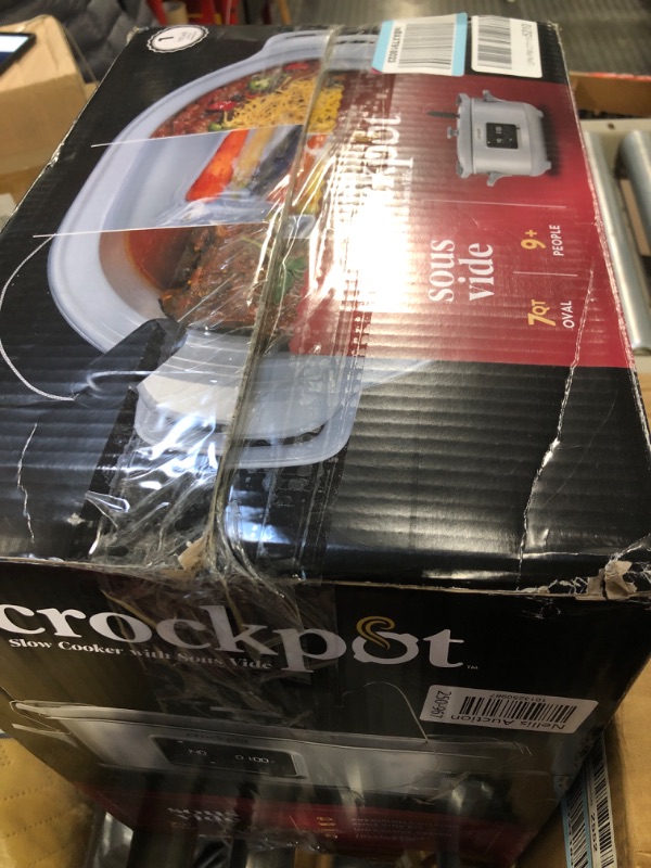 Photo 2 of Crockpot™ 7-Quart Cook & Carry™ Slow Cooker with Sous Vide,Programmable, Stainless Steel