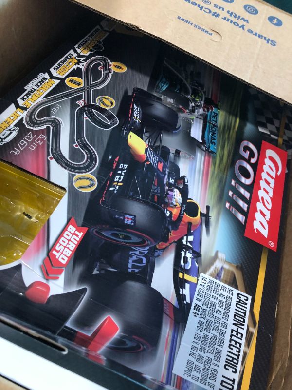 Photo 4 of Carrera GO!!! 62548 Max Performance Electric Powered Slot Car Racing Kids Toy Race Track Set Includes 2 Hand Controllers and 2 Cars in 1:43 Scale