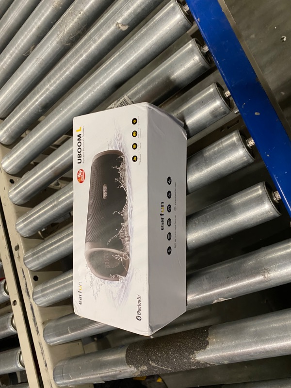 Photo 1 of Bluetooth Speaker, EarFun UBOOM L Portable Speaker 28W Loud Stereo Sound, Rich Bass, IP67 Waterproof & Dustproof, Dual Pairing, Built-in Mic, Low Latency, Wireless Speaker for Party, Indoor & Outdoor