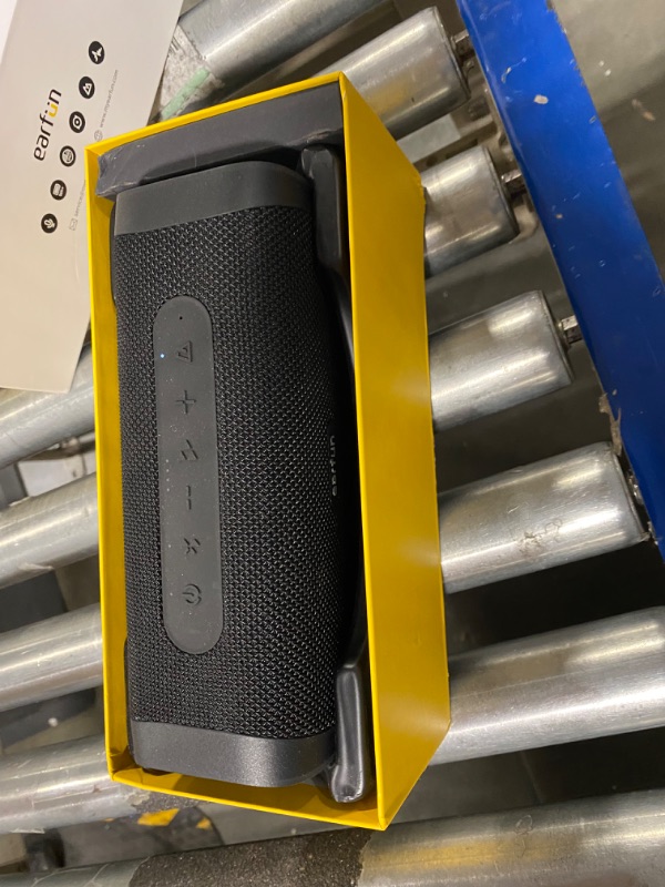 Photo 1 of Bluetooth Speaker, EarFun UBOOM L Portable Speaker 28W Loud Stereo Sound, Rich Bass, IP67 Waterproof & Dustproof, Dual Pairing, Built-in Mic, Low Latency, Wireless Speaker for Party, Indoor & Outdoor
