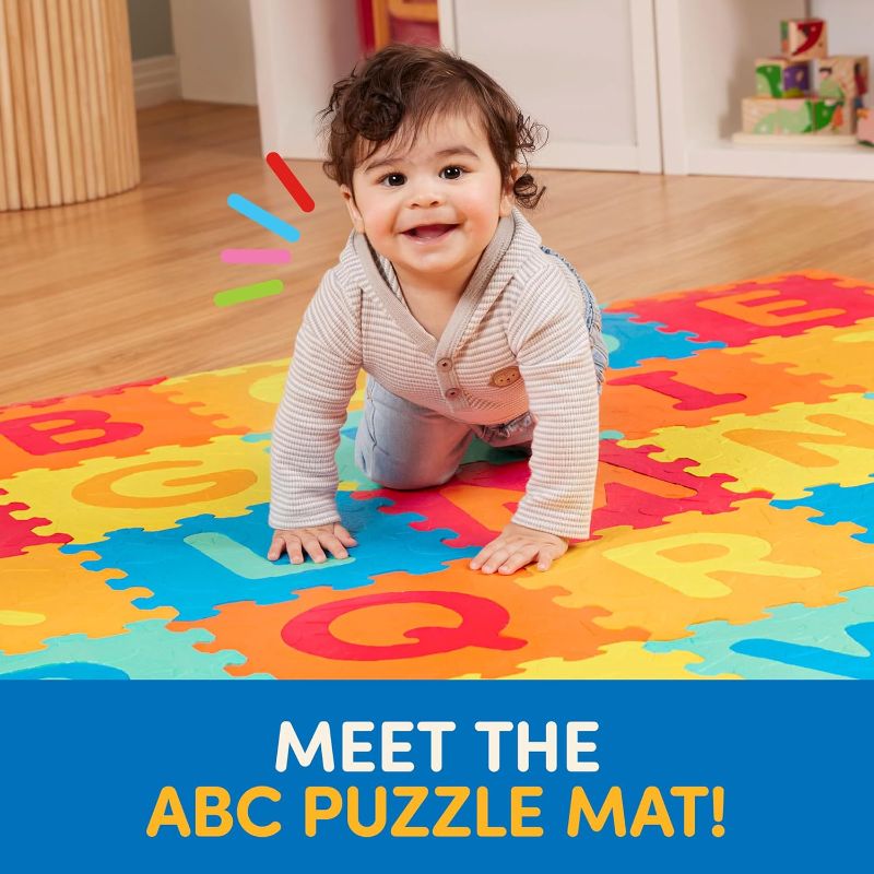 Photo 1 of Battat – Foam Alphabet Floor Mat - Interlocking ABC Puzzle Mat- Floor Puzzle for Babies & Toddlers- 0 Months +
