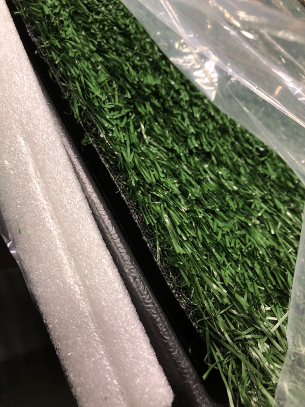 Photo 1 of Artificial Grass Puppy Pee Pad for Dogs and Small Pets - 20x25 Reusable 3-Layer Training Potty Pad with Tray - Dog Housebreaking Supplies by PETMAKER
