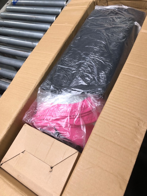 Photo 1 of AWSUM Inflatable Air Gymnastics Mat 10ft/13ft/16ft/20ft/23ft Training mat 4/8 inches Thick tumbling mat with Electric Pump for Home/Gym/Outdoor 6.6ft*3.3ft*4in(2*1*0.1M) Pink/Pink