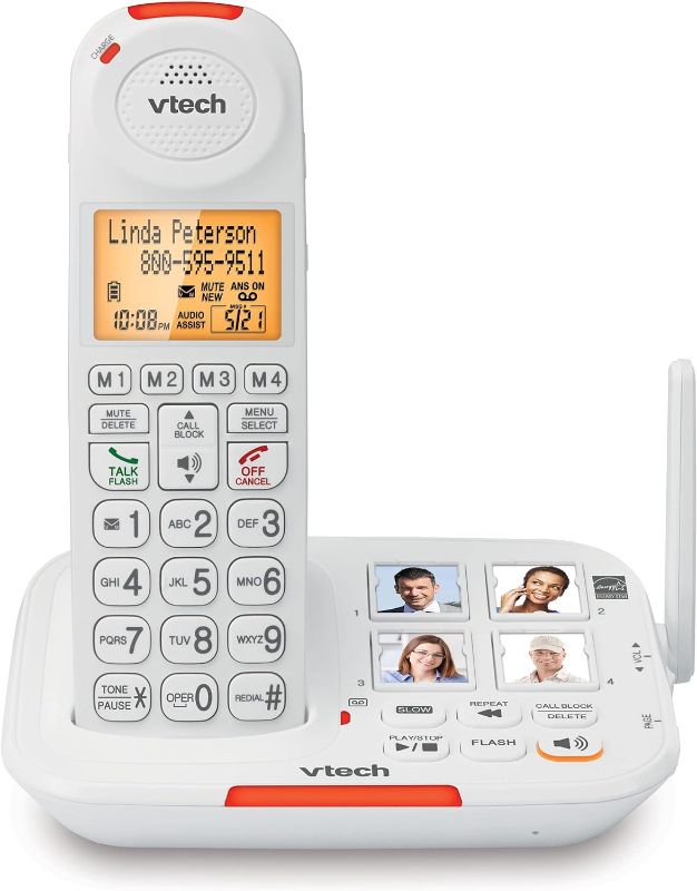 Photo 1 of Vtech Amplified Cordless Answering System With Big Buttons & Display