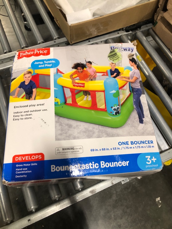 Photo 2 of Fisher-Price Bouncetastic Inflatable Bouncer