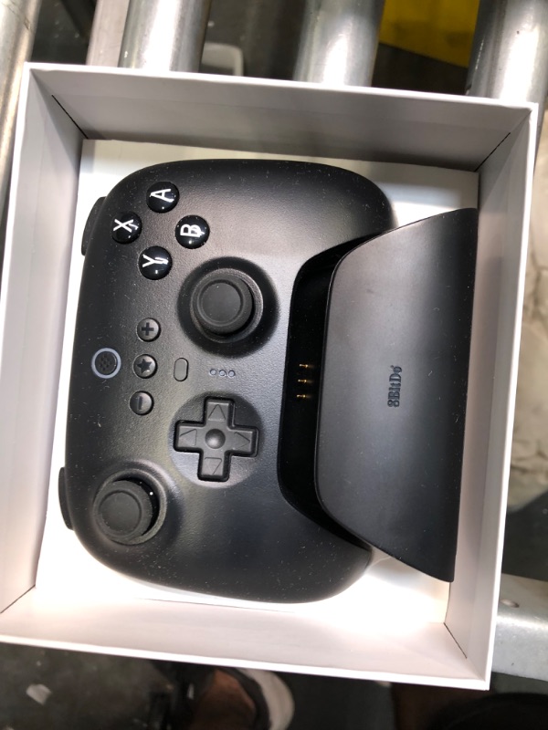 Photo 3 of 8Bitdo Ultimate Bluetooth Controller with Charging Dock, Wireless Pro Controller for Switch, Windows and Steam Deck (Black)