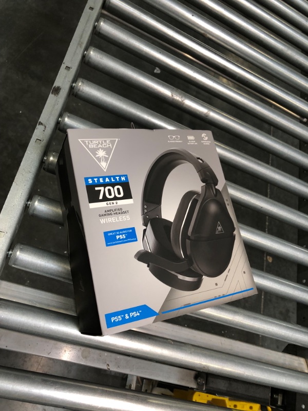 Photo 1 of Turtle Beach Stealth 700 Gen 2 Wireless Gaming Headset for PS5, PS4, PS4 Pro, PlayStation & Nintendo Switch Featuring Bluetooth, 50mm Speakers, 3D Audio Compatibility, and 20-Hour Battery - Black PlayStation Stealth 700 PS