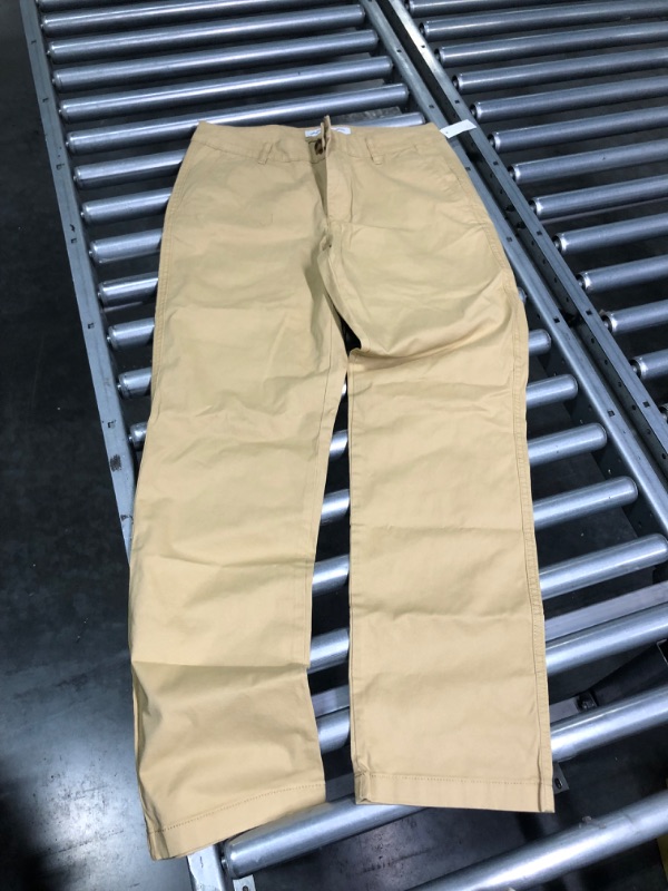 Photo 1 of Amazon Essentials Women's Classic Straight-Fit Stretch Twill Chino Pant 8 Khaki Brown