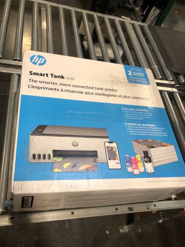 Photo 2 of HP Smart-Tank 5101 Wireless All-in-One Ink-Tank Printer with up to 2 Years of Ink Included (1F3Y0A),White