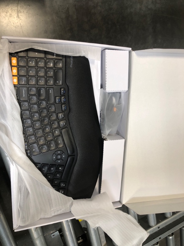 Photo 3 of Ergonomic Wireless Keyboard Mouse, ProtoArc EKM01 Ergo Bluetooth Keyboard and Mouse Combo, Split Design, Palm Rest, Multi-Device, Rechargeable, Windows/Mac/Android