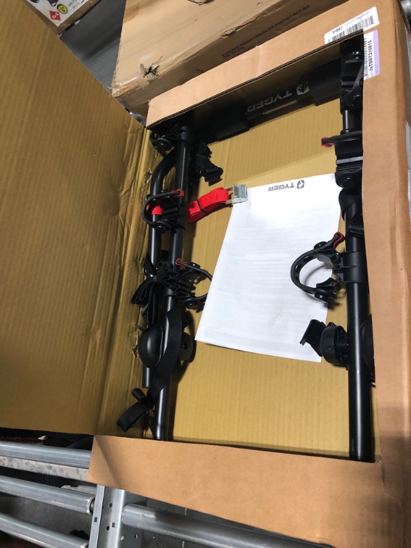 Photo 1 of Tyger Auto TG-RK3B203S Deluxe 3-Bike Trunk Mount Bicycle Rack. (Compatible with Most Sedans/Hatchbacks/Minivans and SUVs.) 3 Bike