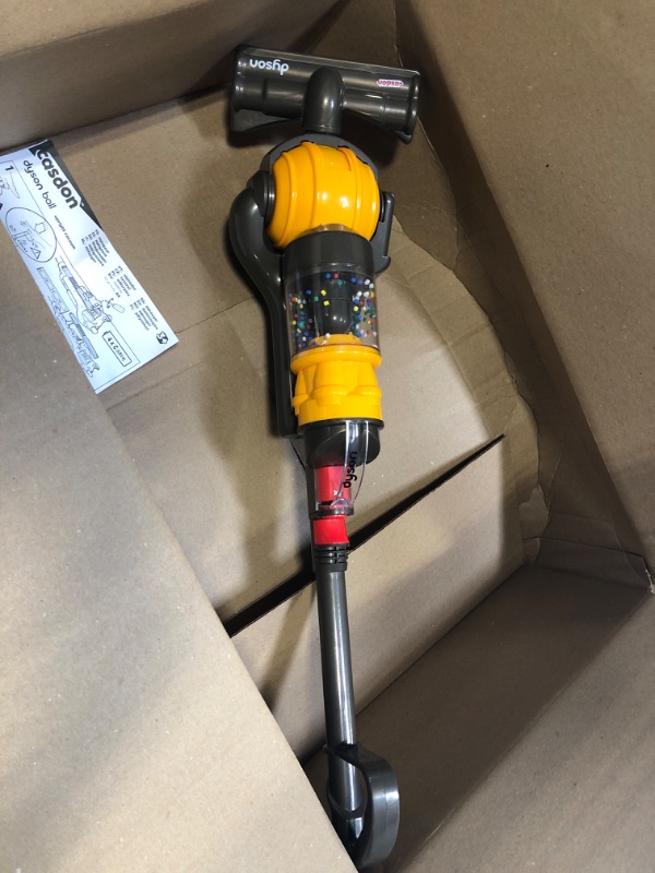 Photo 1 of Casdon Dyson Ball | Miniature Dyson Ball Replica For Children Aged 3+ | Features Working Suction To Add Excitement To Playtime Grey/Yellow