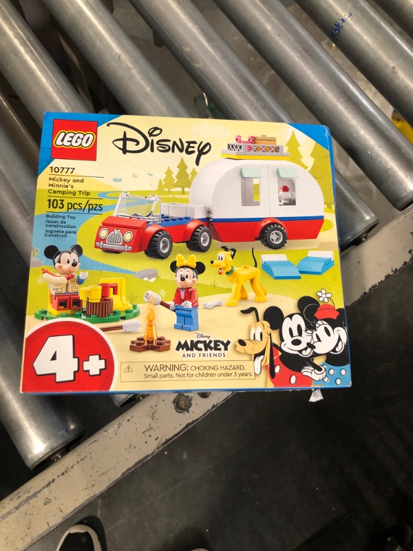 Photo 2 of LEGO Disney Mickey Mouse and Minnie Mouse's Camping Trip 10777 Building Toy with Camper Van, Car & Pluto Figure, for Kids 4 Plus Years Old