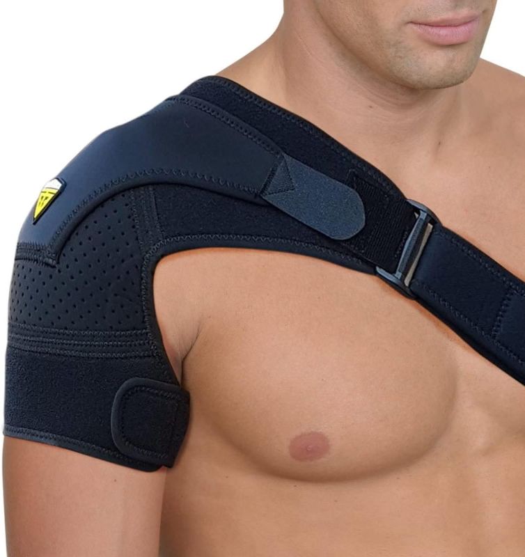 Photo 1 of 
Roll over image to zoom in



Shoulder Brace for Torn Rotator Cuff - 4 Sizes - Sleeve Wrap for Pain Relief, Support, Compression, Stability and Recovery - Fits Left and Right Arm, Men & Women (Black, Large/X-Large)