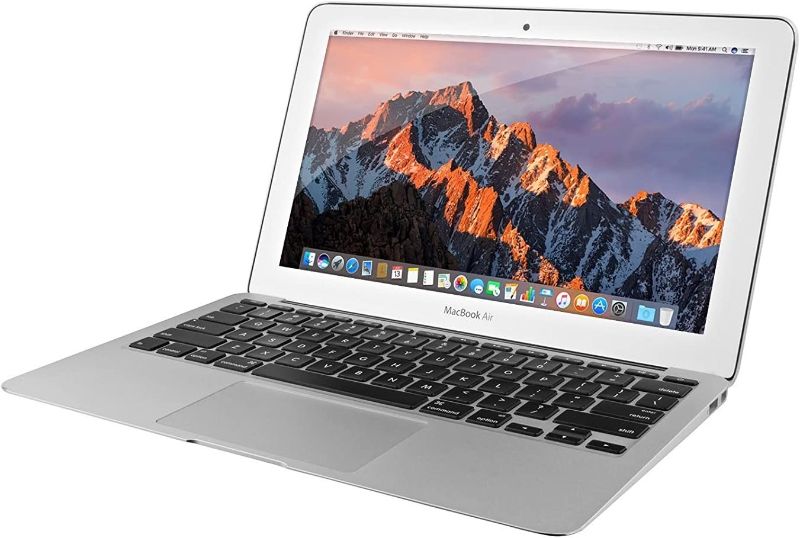Photo 1 of Apple MacBook Air MJVM2LL/A 11.6-Inch Laptop (1.6 GHz Intel Core i5, 128 GB Hard Drive, Integrated Intel HD Graphics 6000, Mac OS X 10.10 Yosemite) (Renewed)