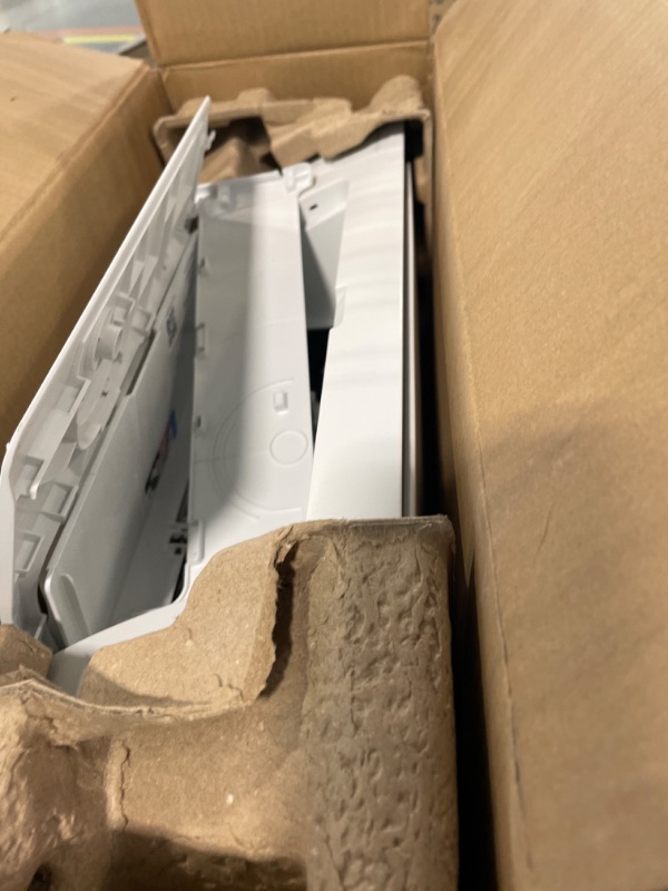 Photo 1 of HP DeskJet 2755e Wireless Color All-in-One Printer with bonus 6 months Instant Ink (26K67A), white