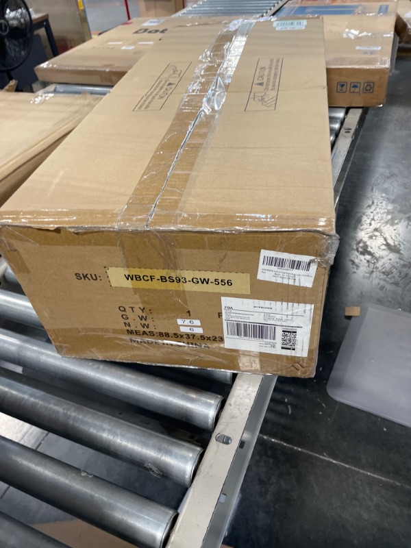 Photo 1 of ELEHINSER 60 Inch Modern Ceiling Fan without Light, 5 Solid Wood Blades 6-Speed Noiseless Reversible DC Motor, Ceiling Fan with Remote Control for Bedroom Living Room, White Finish with Wood Blade 60" Ceiling Fan without Light Gold+White