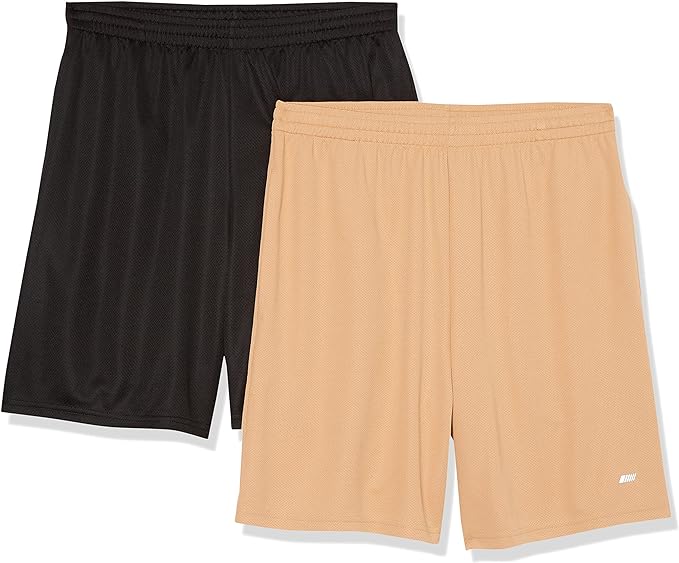 Photo 1 of Amazon Essentials Men's Performance Tech Loose-Fit Shorts (Available in Big & Tall), Multipacks