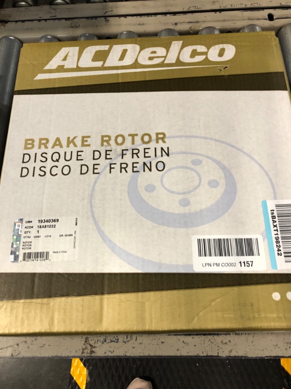 Photo 2 of ACDelco Gold 18A81032 Rear Disc Brake Rotor