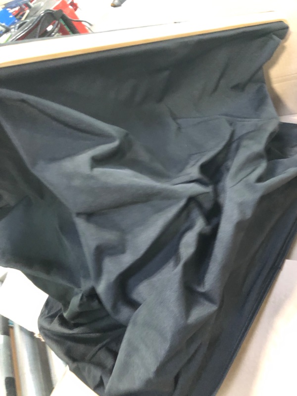 Photo 4 of efluky Double Laundry Hamper with Lid, Divided Laundry Hamper with Removable Bags, 2 Section Dirty Clothes Basket with Handles for Bathroom, Bedroom & Laundry Room, 140L Blue-Grey