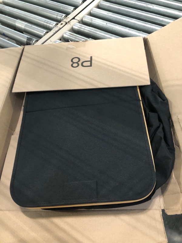 Photo 3 of efluky Double Laundry Hamper with Lid, Divided Laundry Hamper with Removable Bags, 2 Section Dirty Clothes Basket with Handles for Bathroom, Bedroom & Laundry Room, 140L Blue-Grey