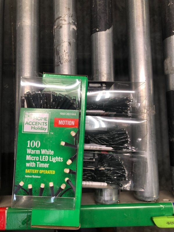 Photo 1 of 100L Warm White Micro Fairy LED Battery Lit Lights 4 PACK
