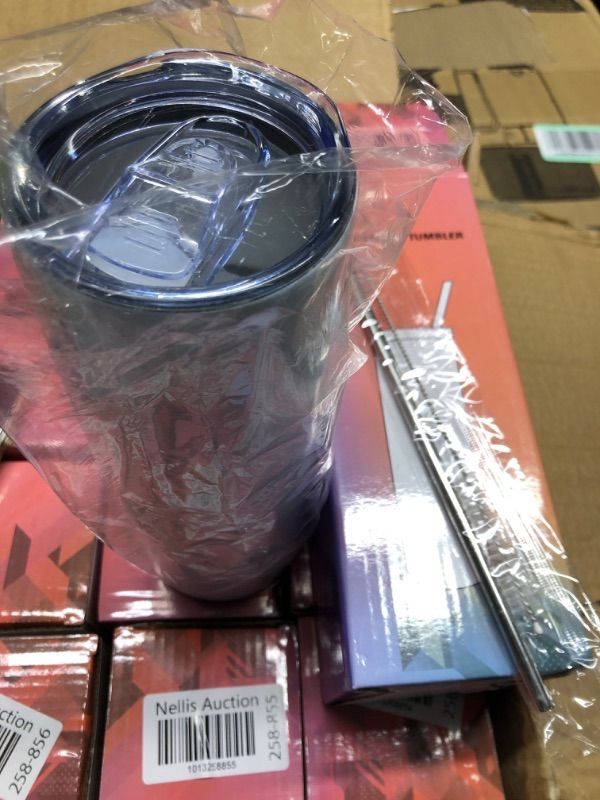 Photo 1 of BAUMFEUER 1 Pack Sublimation Tumblers bulk 20 OZ Straight Skinny Stainless Steel Double Wall Insulated Sublimation Water Bottles Blank with Lid, Individually Box, for Heat Transfer Press