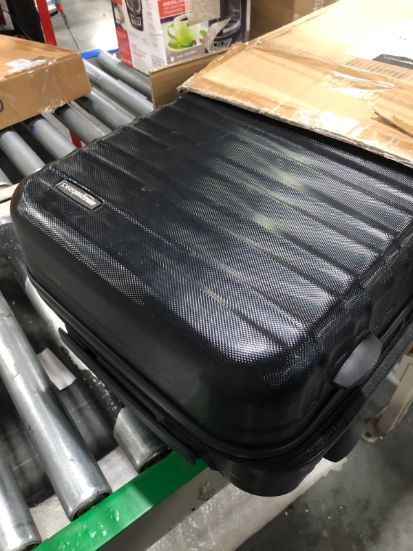 Photo 1 of Amazon Basics Black Suitcase 18 in
